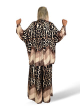 ENSEMBLE EN SATIN À MOTIFS ANIMAUX
