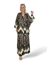ENSEMBLE EN SATIN À MOTIFS ANIMAUX