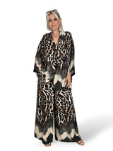 ENSEMBLE EN SATIN À MOTIFS ANIMAUX