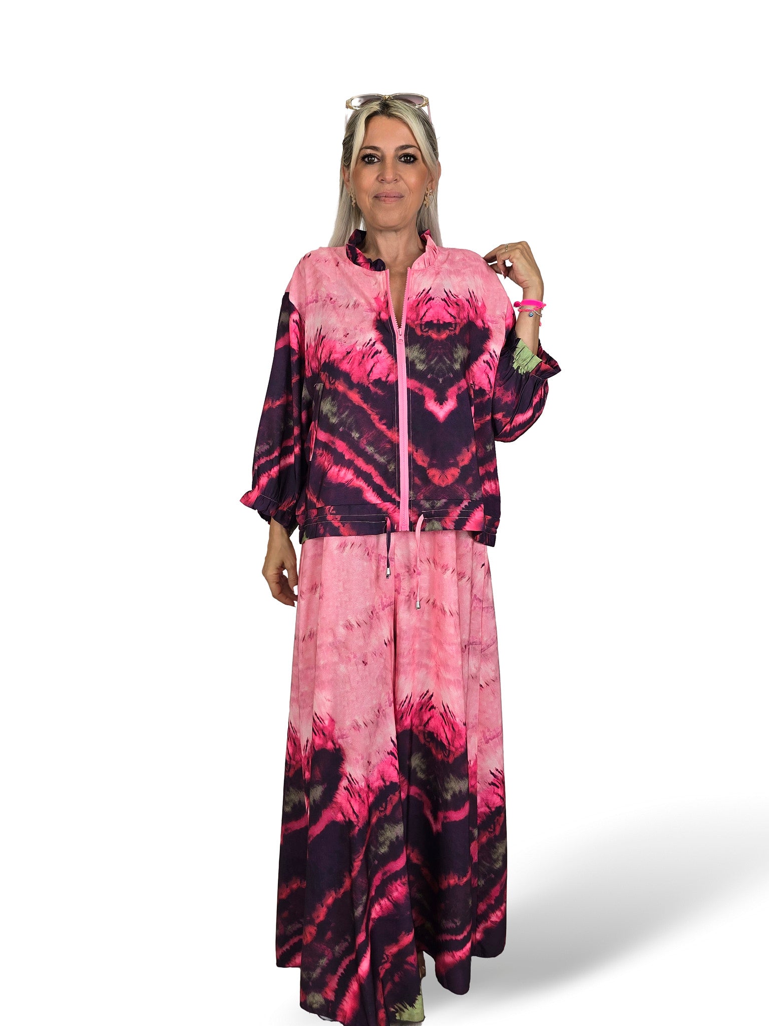 MONO ROSA ESTAMPADO TIE