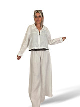 CHAQUETA LINO CREMALLERA