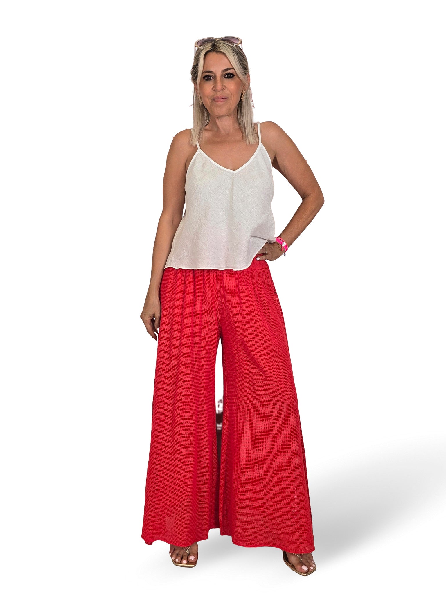 PANTALONI ROSSI