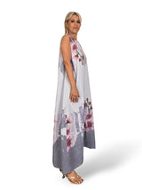 VESTIDO DE LINHO ESTAMPADO