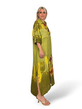 VESTIDO CAMISA DE LINHO ESTAMPADO