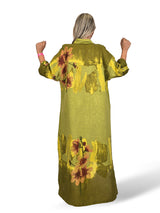 VESTIDO CAMISA DE LINHO ESTAMPADO