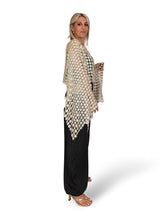 PONCHO FLORES LUREX