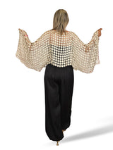 PONCHO FLORES LUREX