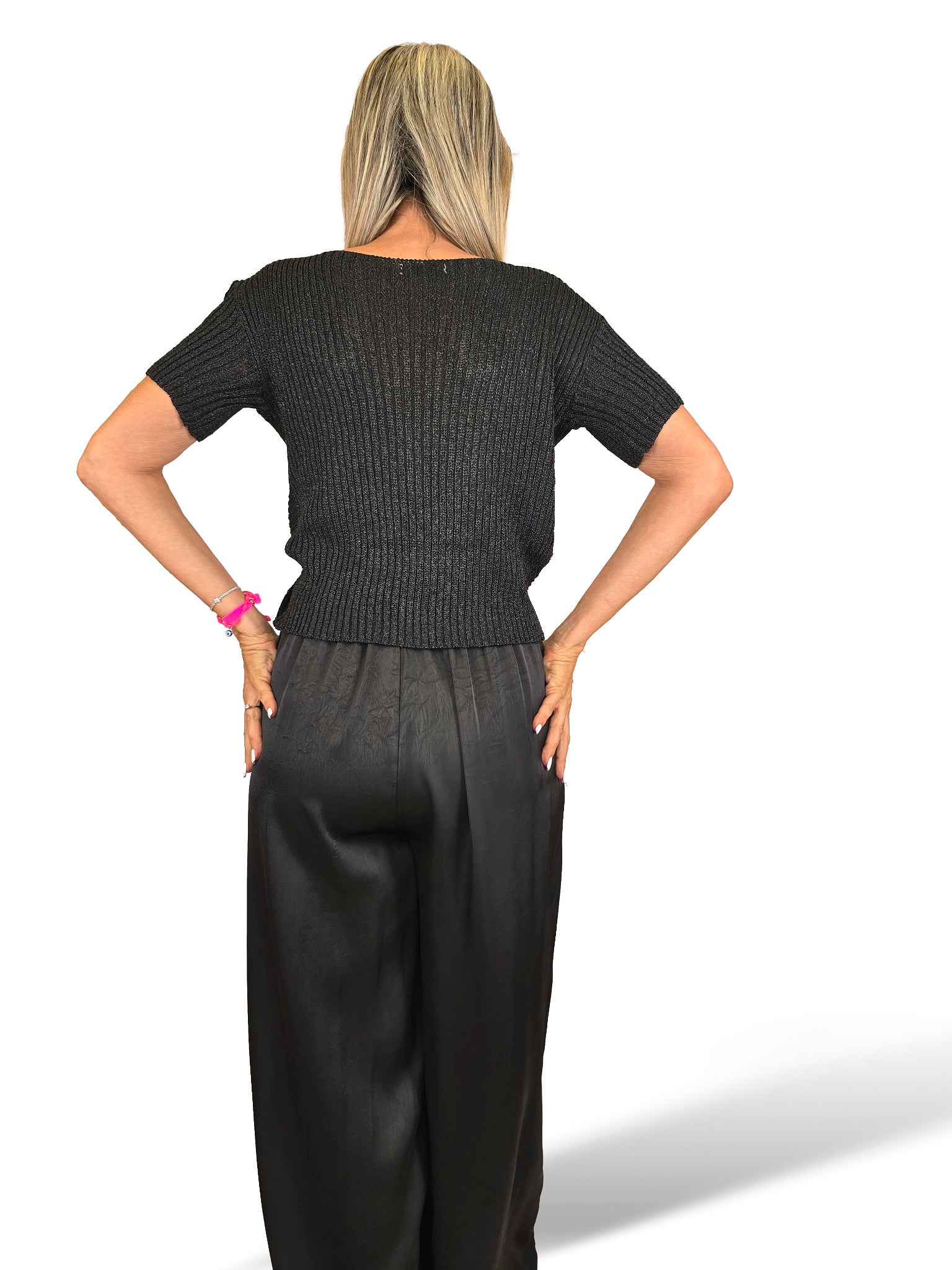 TOP CRUZADO PUNTO LUREX