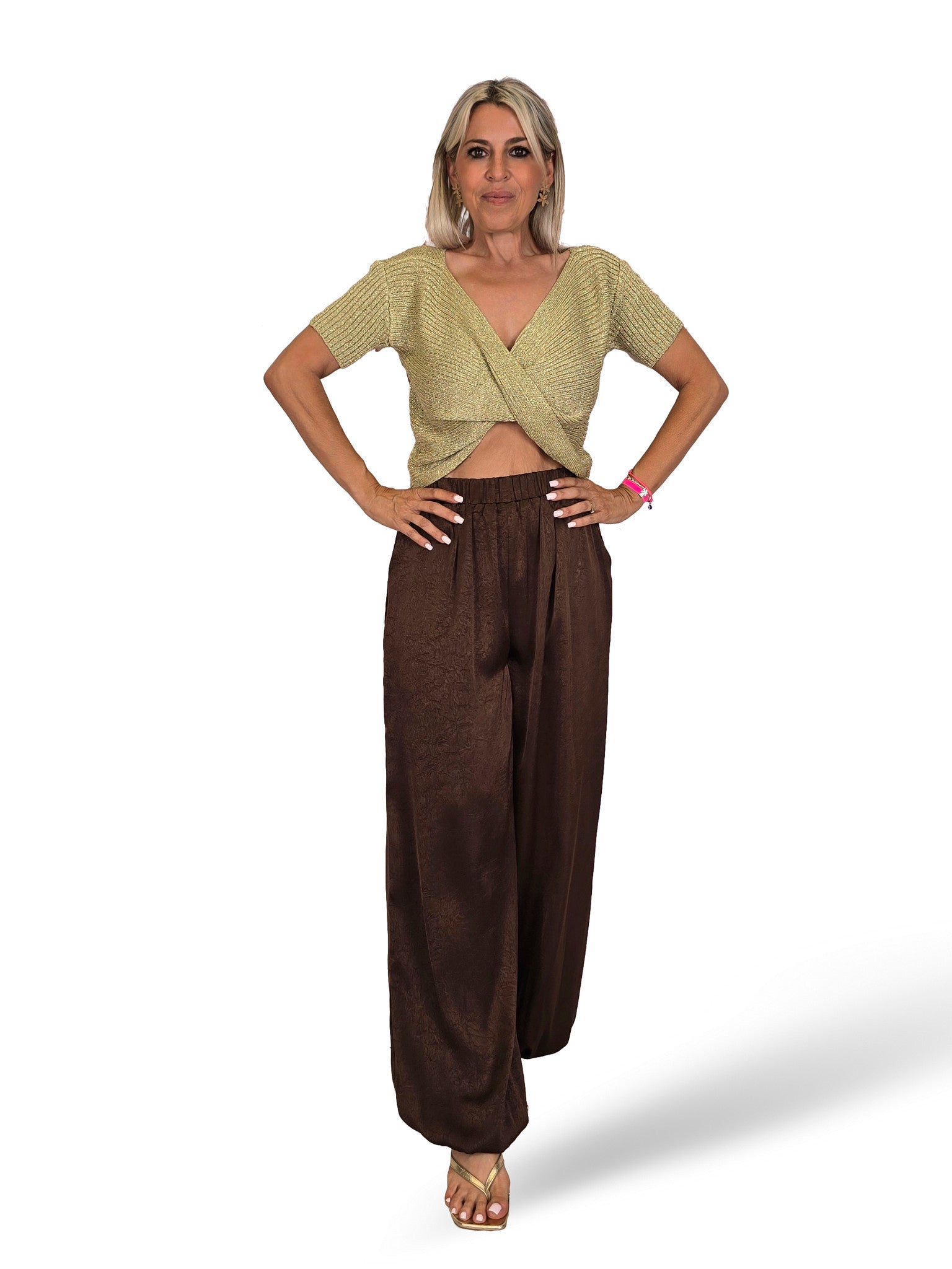 TOP CRUZADO PUNTO LUREX