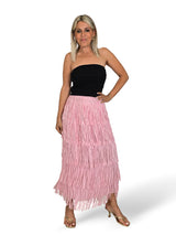 FALDA PLISADA FLECOS