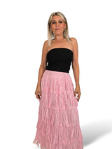 FALDA PLISADA FLECOS