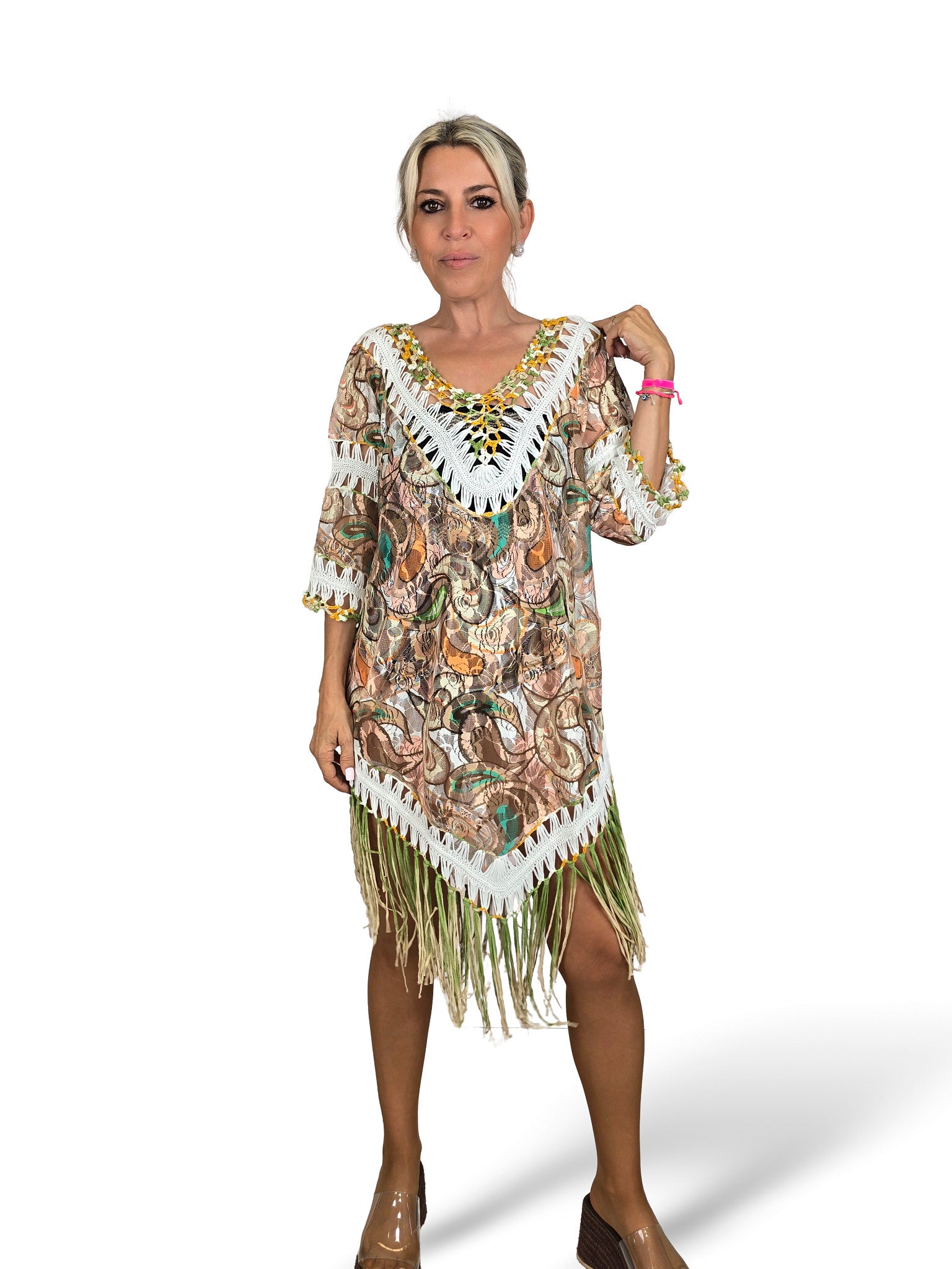 HÄKEL-TÜLLKLEID