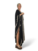 PONCHO KAFTAN LARGO BORDADO