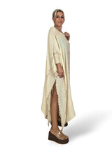 PONCHO KAFTAN LARGO BORDADO