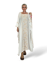 PONCHO KAFTAN LARGO BORDADO