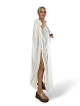 PONCHO KAFTAN LARGO BORDADO