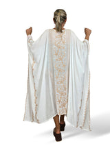 PONCHO KAFTAN LARGO BORDADO