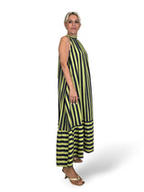 VESTIDO HALTER LAZADAS RAYAS