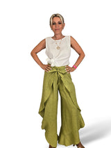 PANTALON LINO CAPRI PAREO