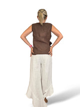 PANTALON LINO CAPRI PAREO