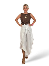 PANTALON LINO CAPRI PAREO
