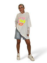 SUDADERA ASIMETRICA MANGA GUIPUR