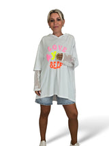 SUDADERA ASIMETRICA MANGA GUIPUR