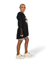 SUDADERA ASIMETRICA MANGA GUIPUR