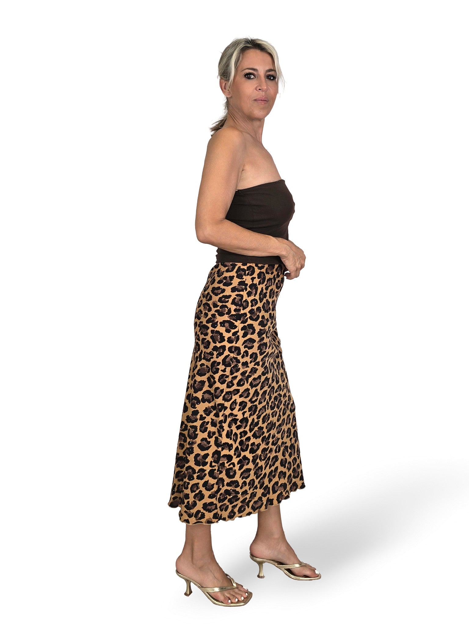 CONJUNTO ANIMAL PRINT STRASS