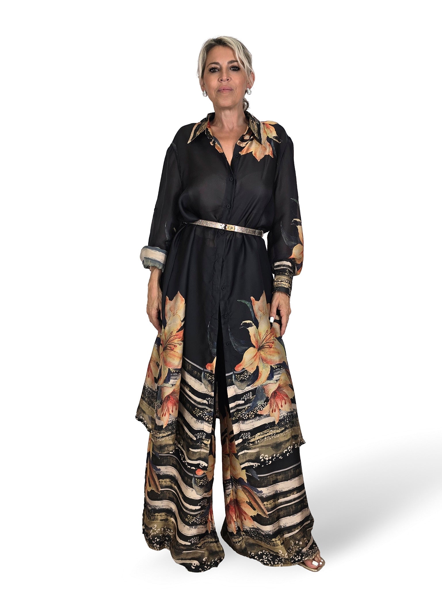 CONJUNTO GASA ESTAMPADO - foto de producto