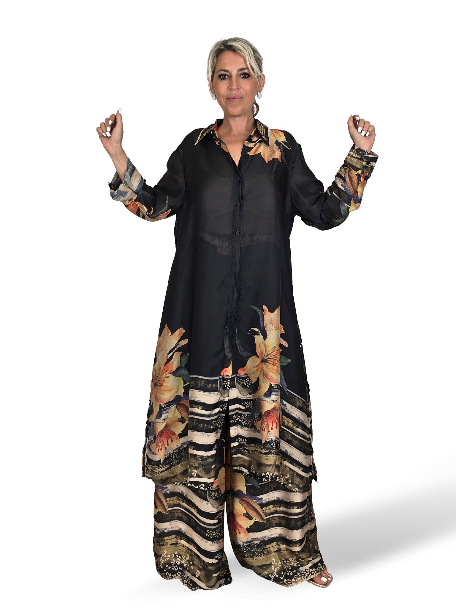 CONJUNTO GASA ESTAMPADO - foto de producto