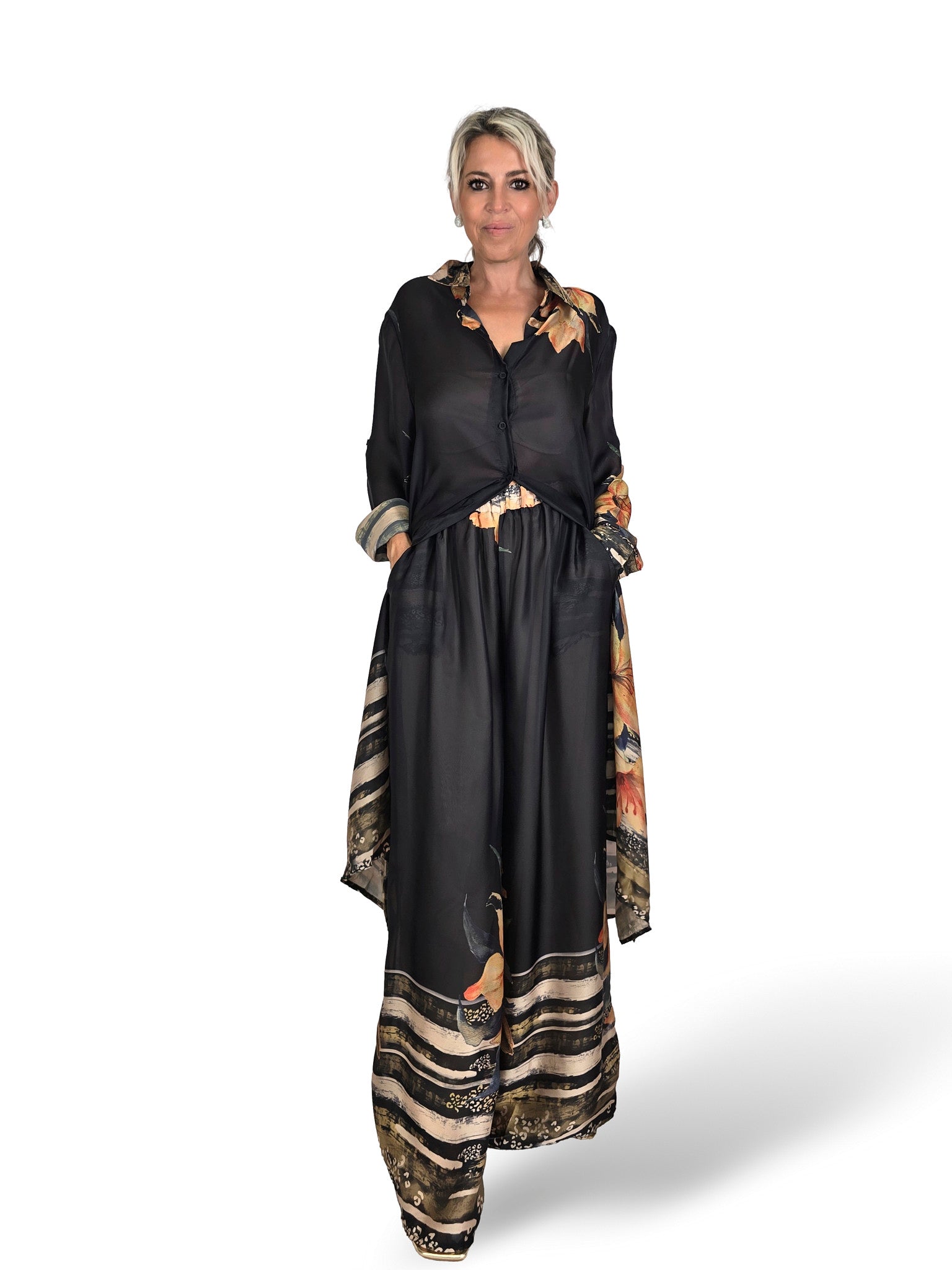 CONJUNTO GASA ESTAMPADO - foto de producto