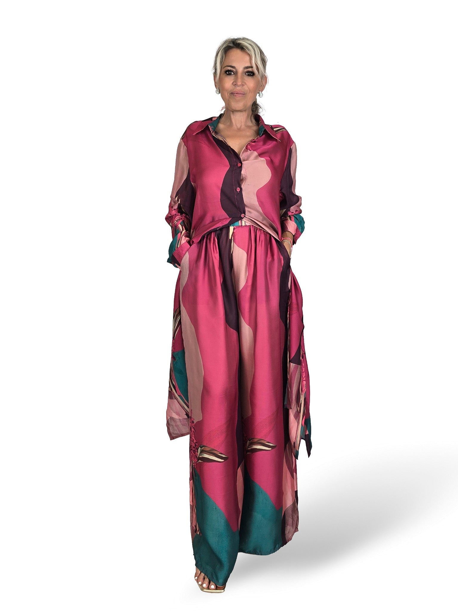 CONJUNTO GASA ESTAMPADO - foto de producto