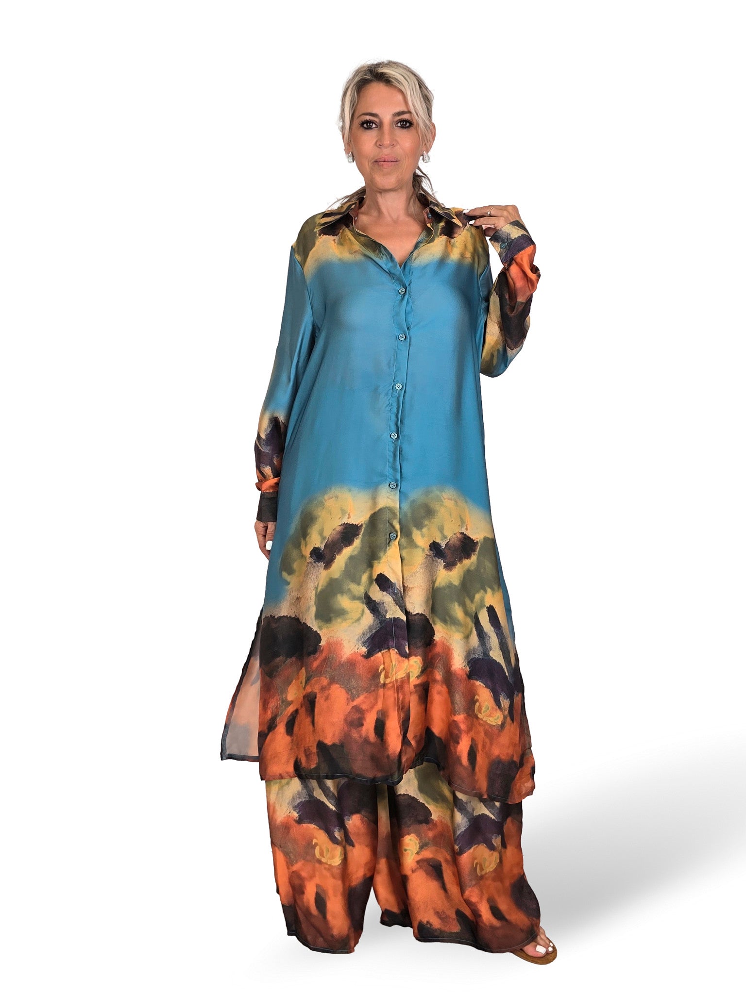 CONJUNTO GASA ESTAMPADO - foto de producto