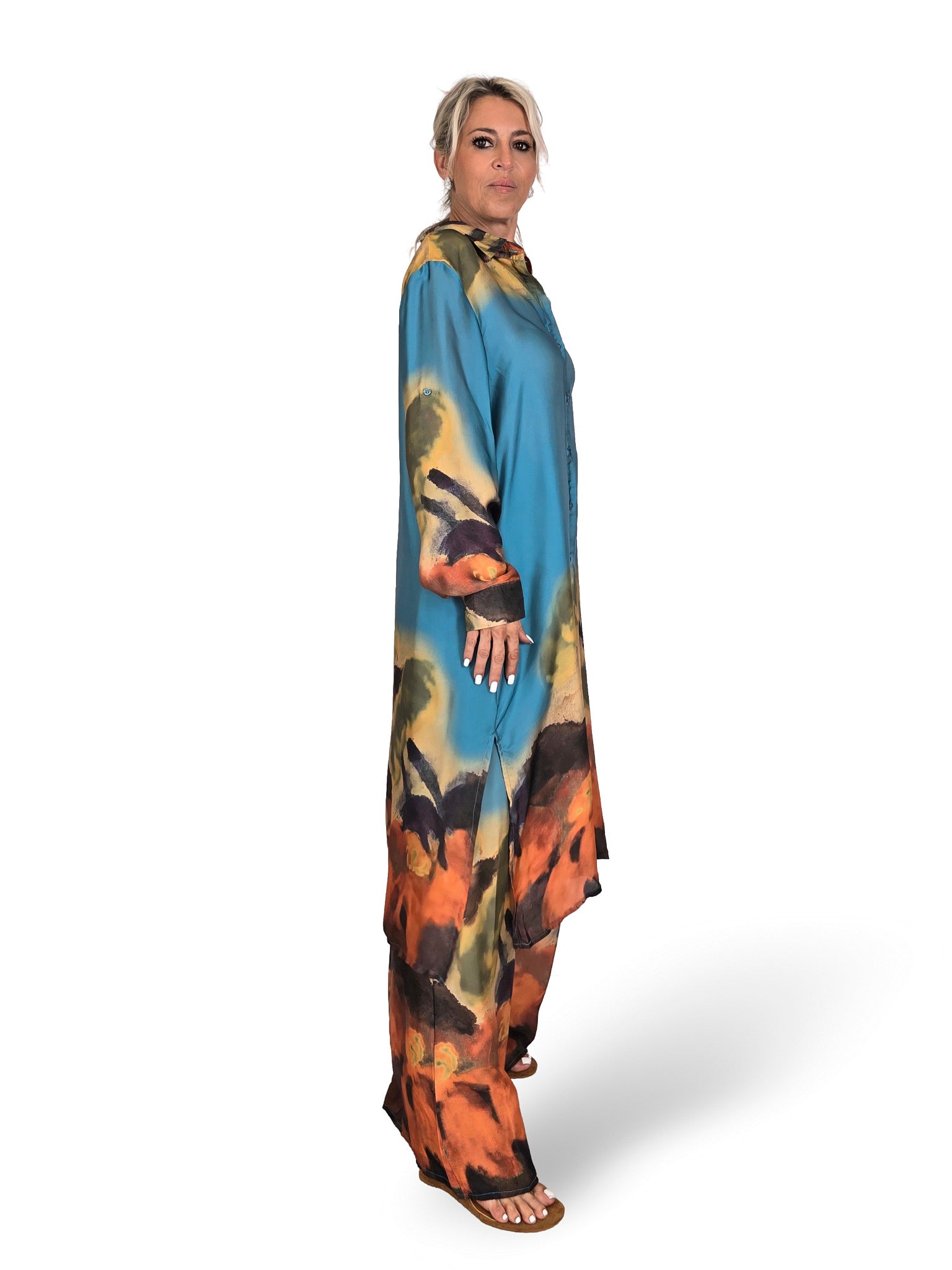 CONJUNTO GASA ESTAMPADO - foto de producto