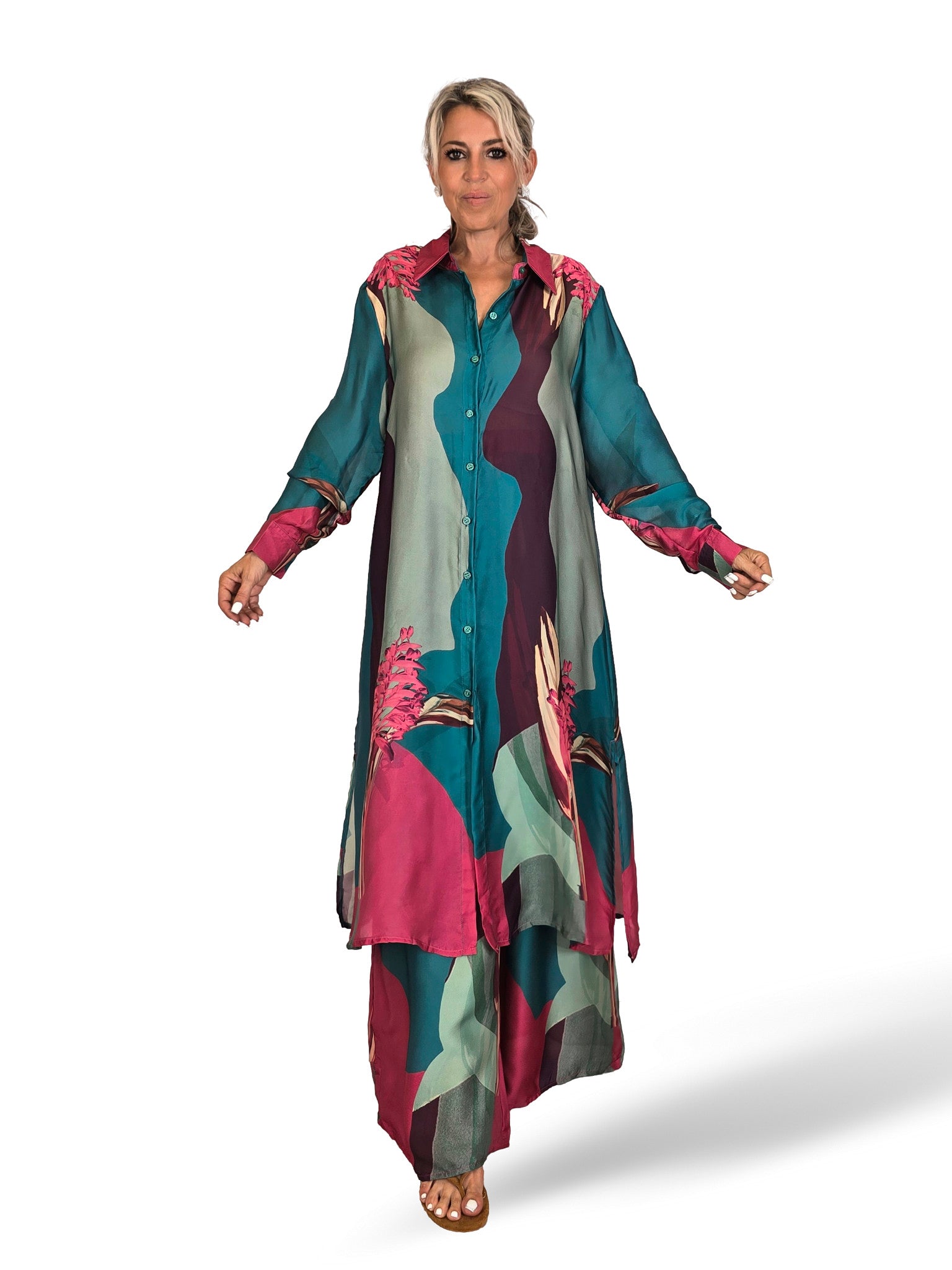 CONJUNTO GASA ESTAMPADO - foto de producto
