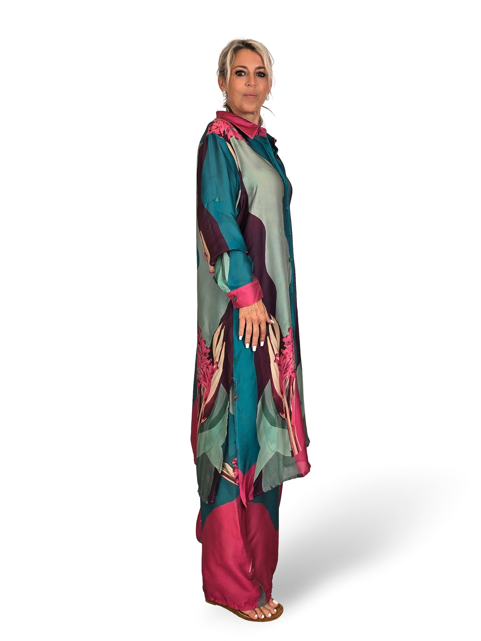 CONJUNTO GASA ESTAMPADO - foto de producto