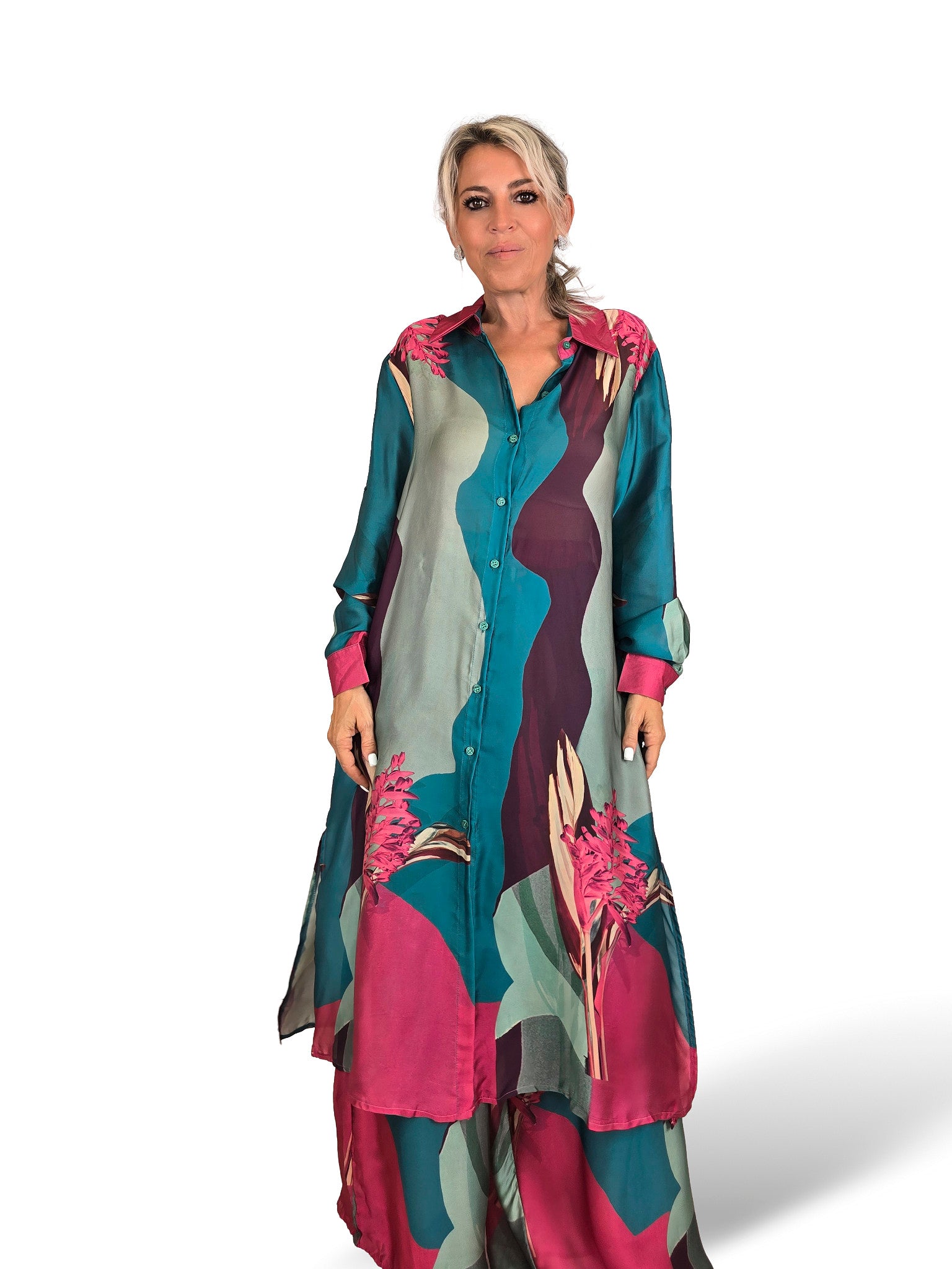 CONJUNTO GASA ESTAMPADO - foto de producto
