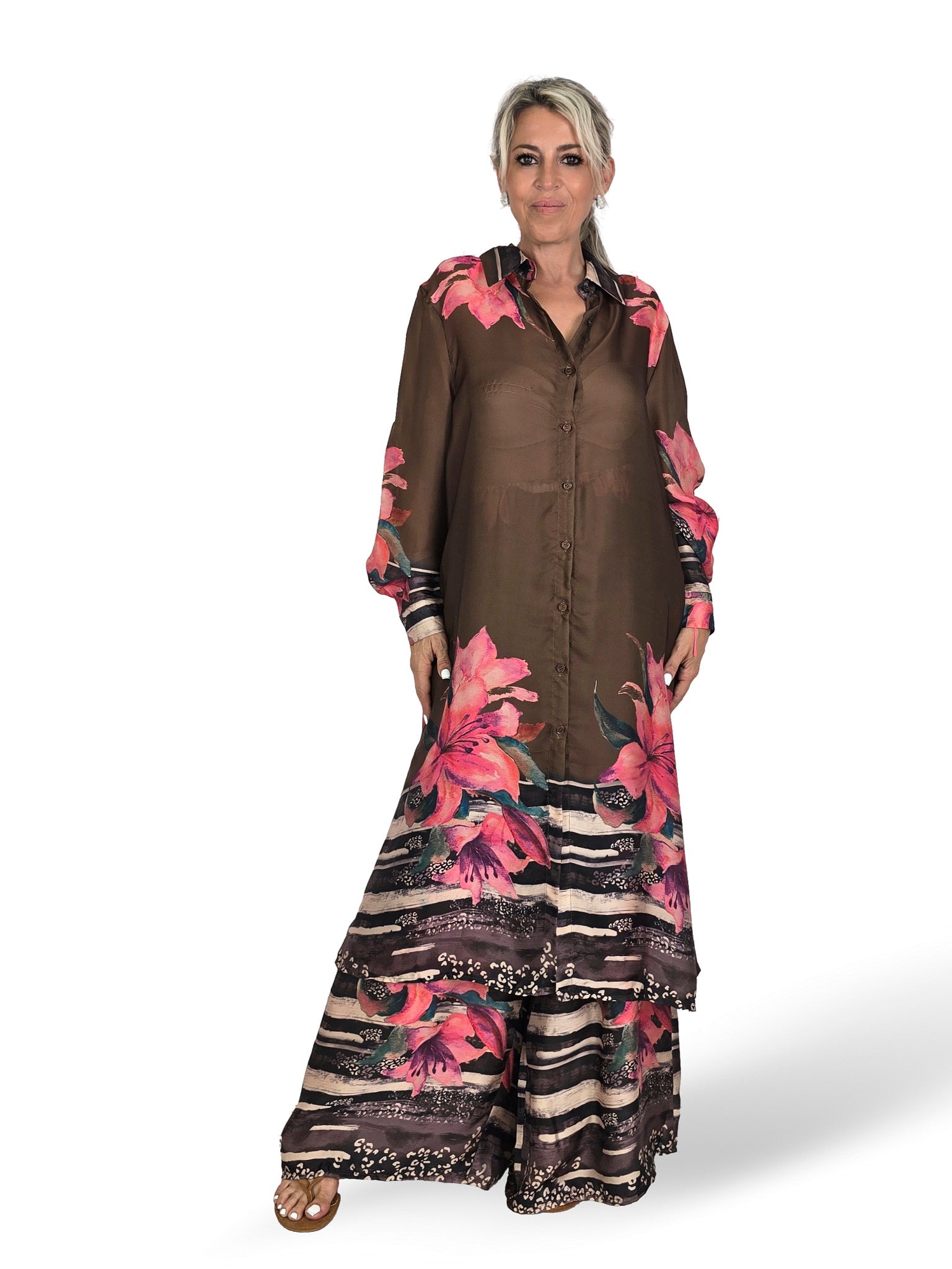 CONJUNTO GASA ESTAMPADO - foto de producto