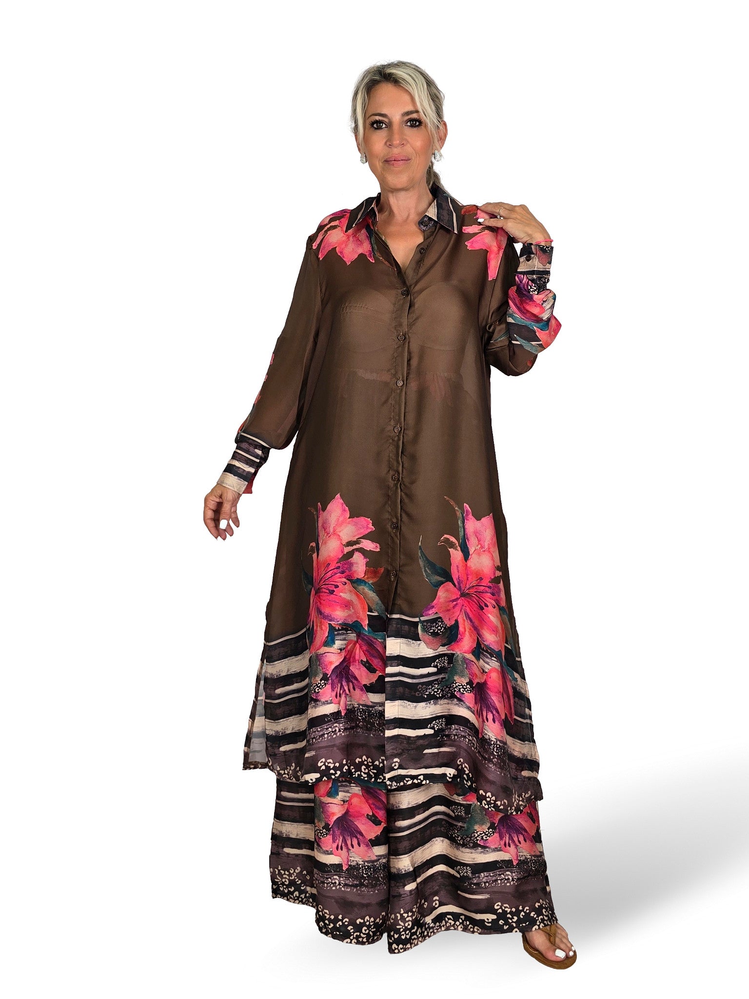 CONJUNTO GASA ESTAMPADO - foto de producto