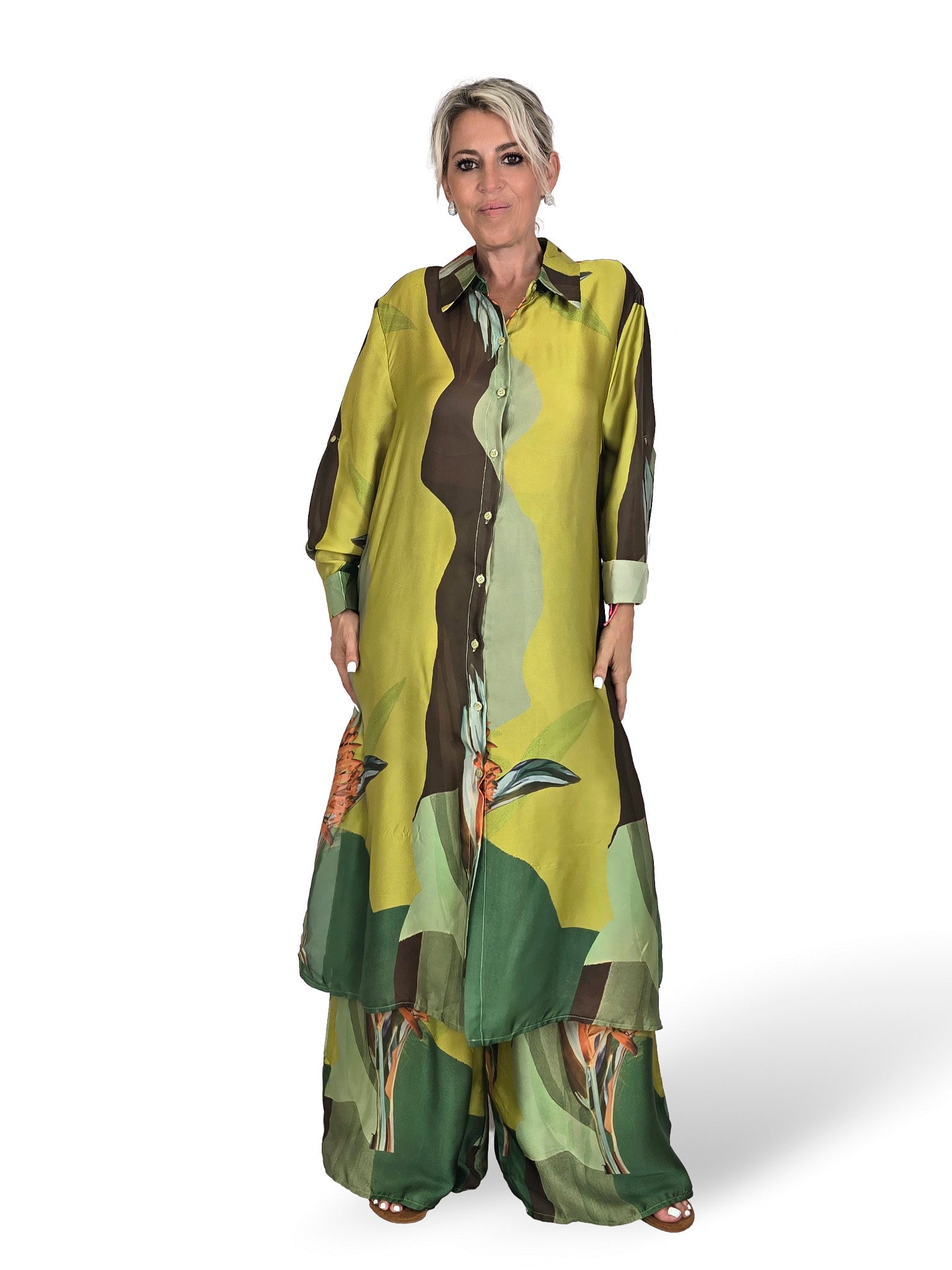 CONJUNTO GASA ESTAMPADO - foto de producto