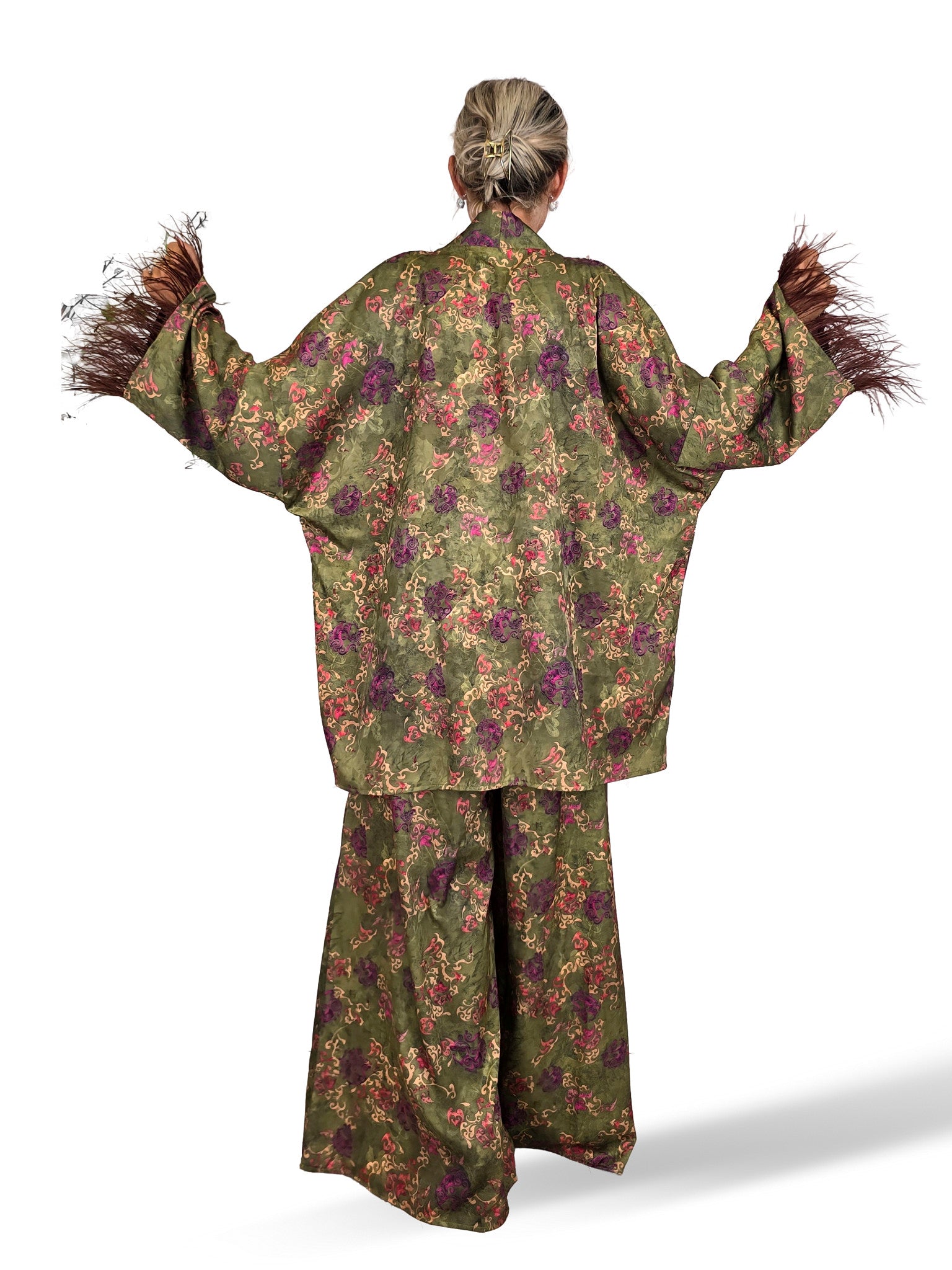 Kimono mit Bombay-Print