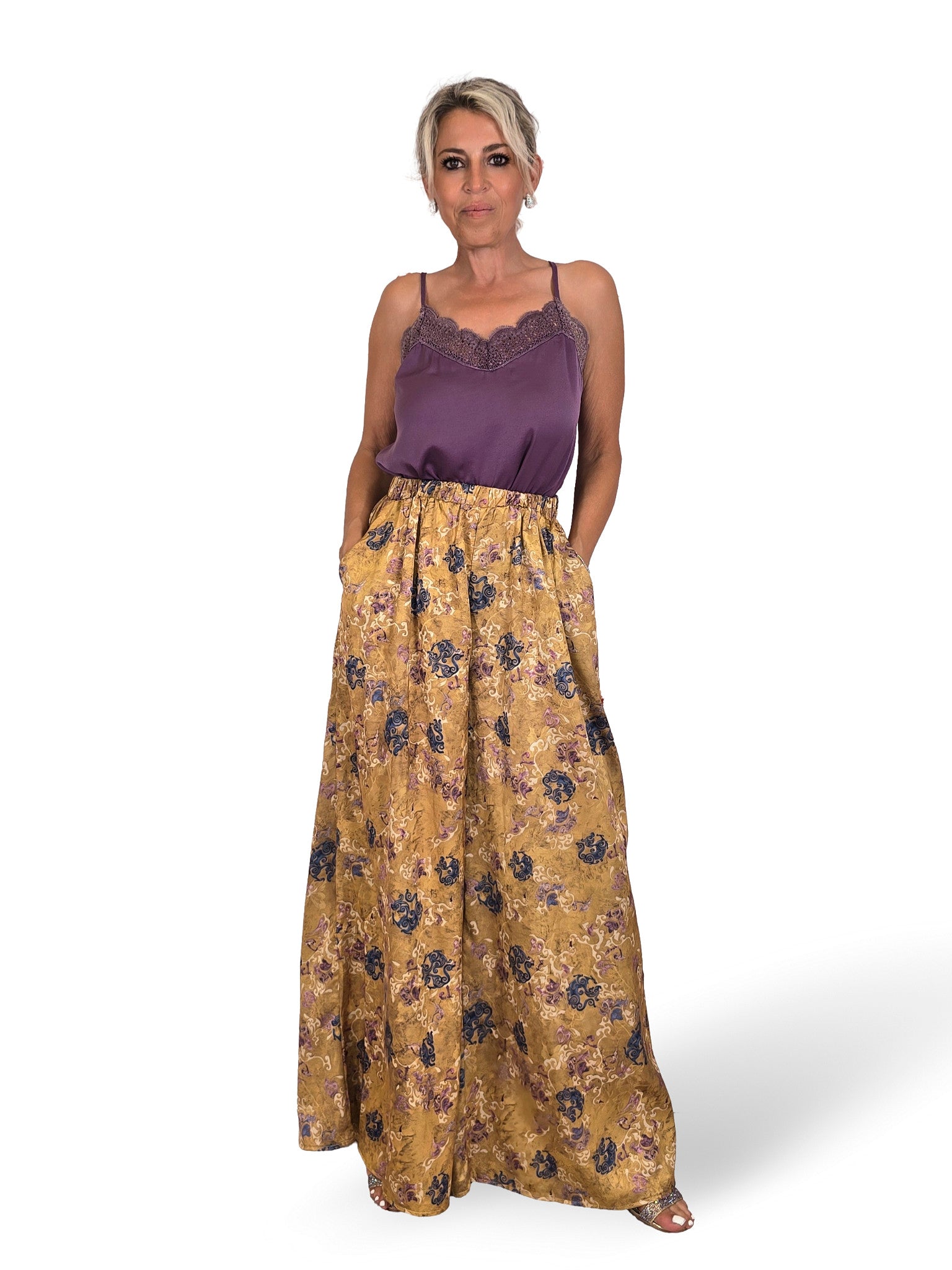 Kimono mit Bombay-Print