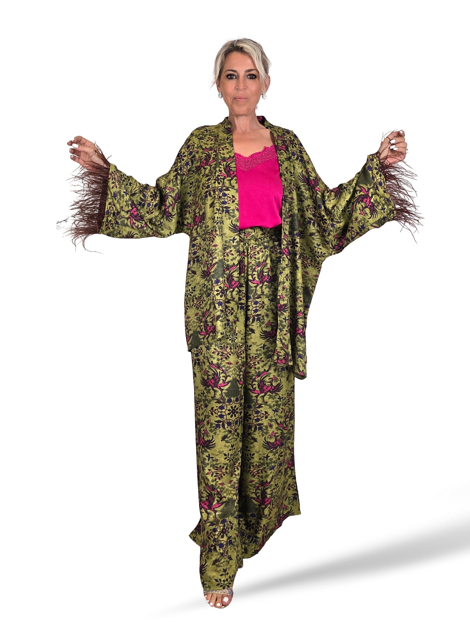 Kimono mit Bombay-Print