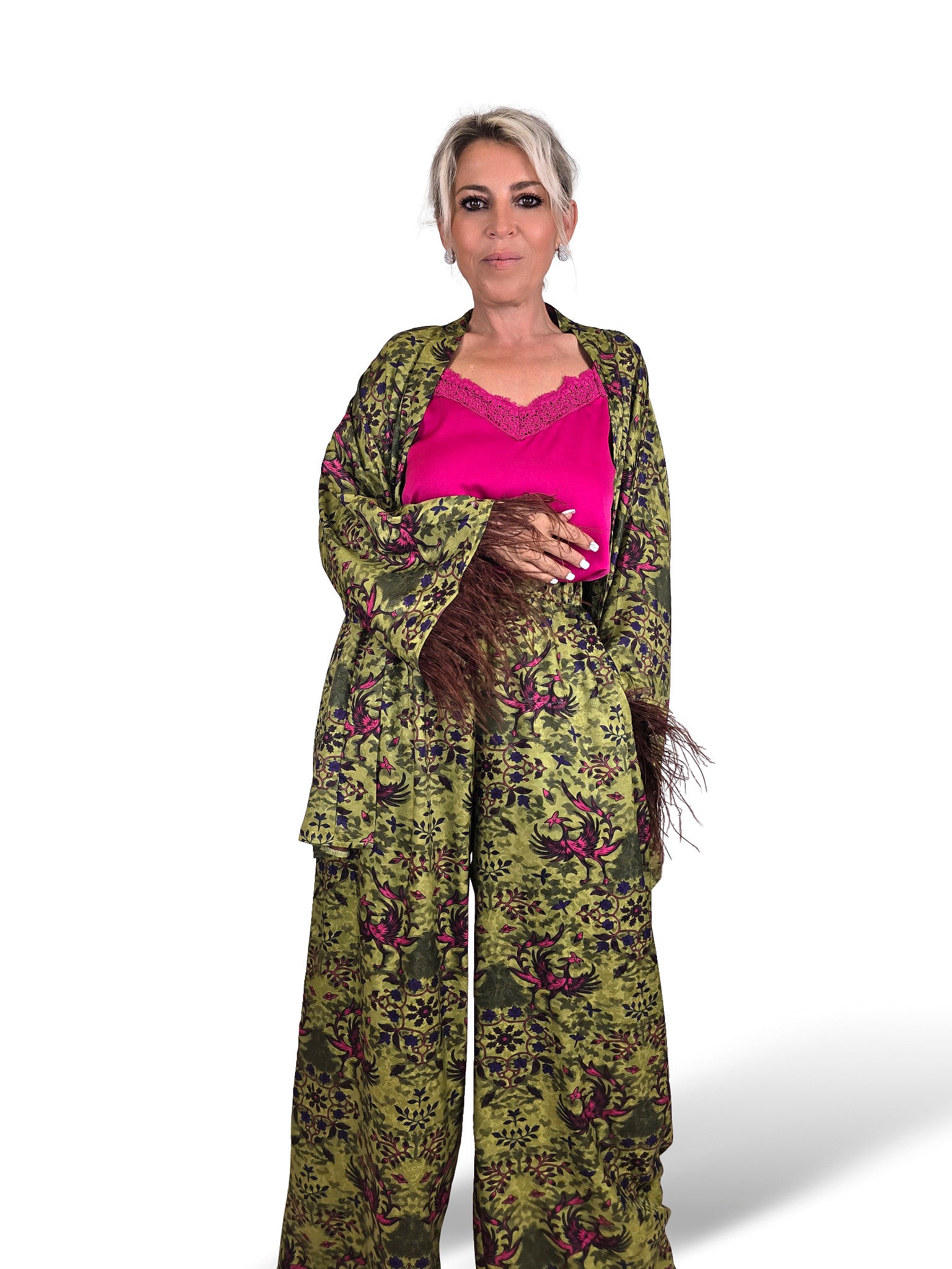 Kimono mit Bombay-Print