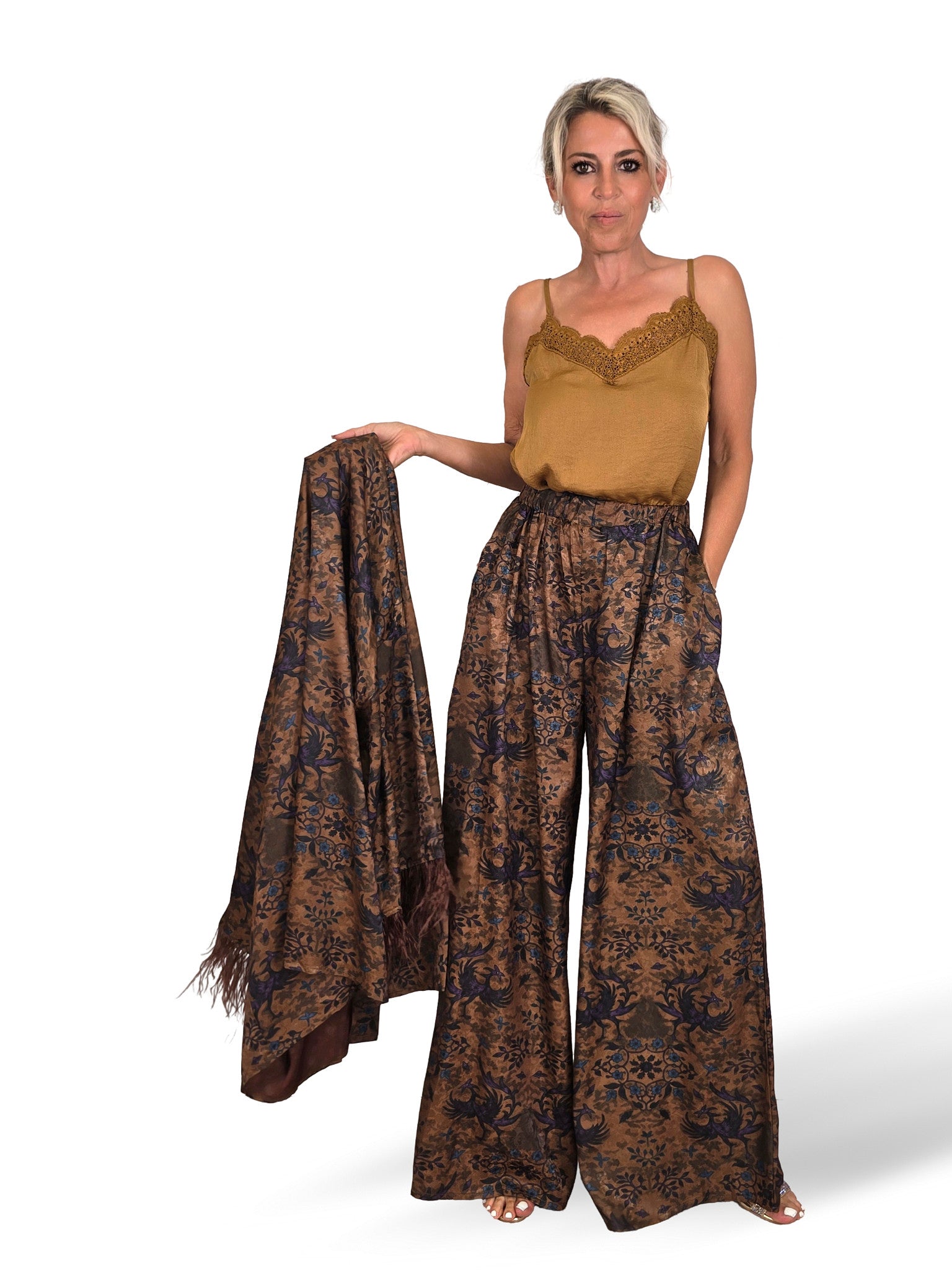 Kimono mit Bombay-Print