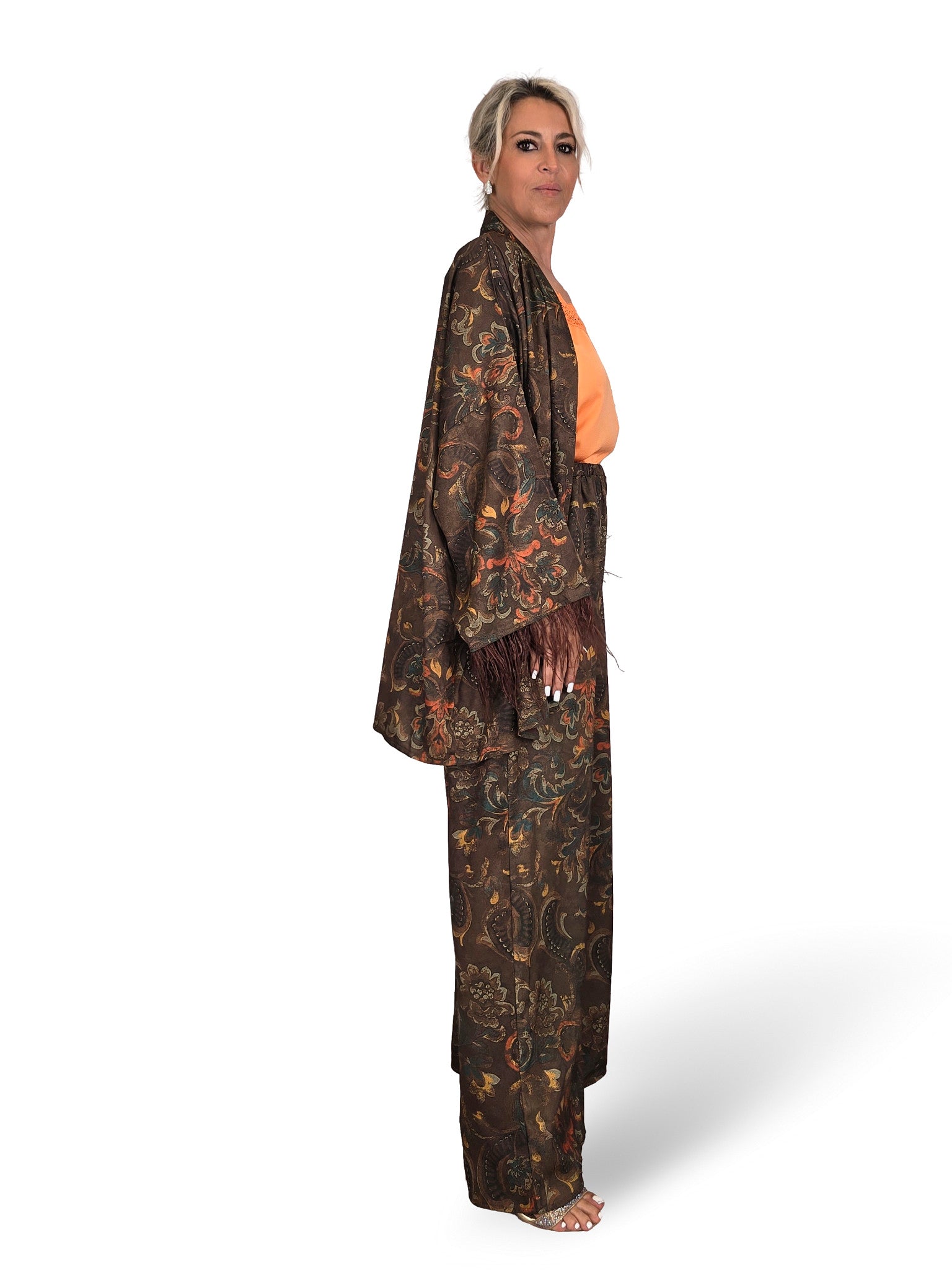 Kimono mit Bombay-Print