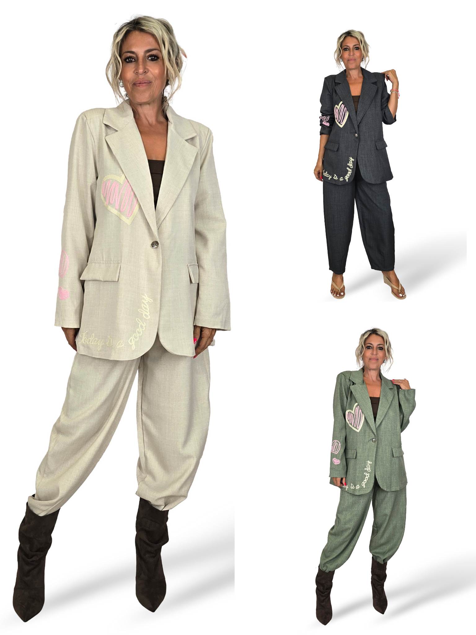 BLAZER E SPALLE RICAMATE