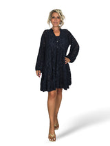 Robe Mao courte en dentelle