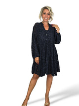 Robe Mao courte en dentelle